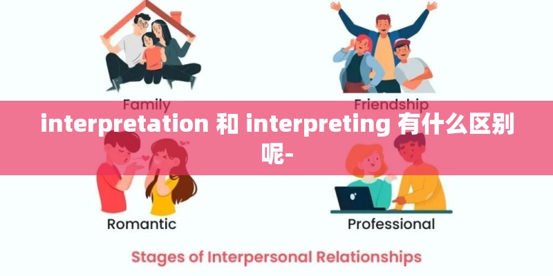 interpretation 和 interpreting 有什么区别呢-