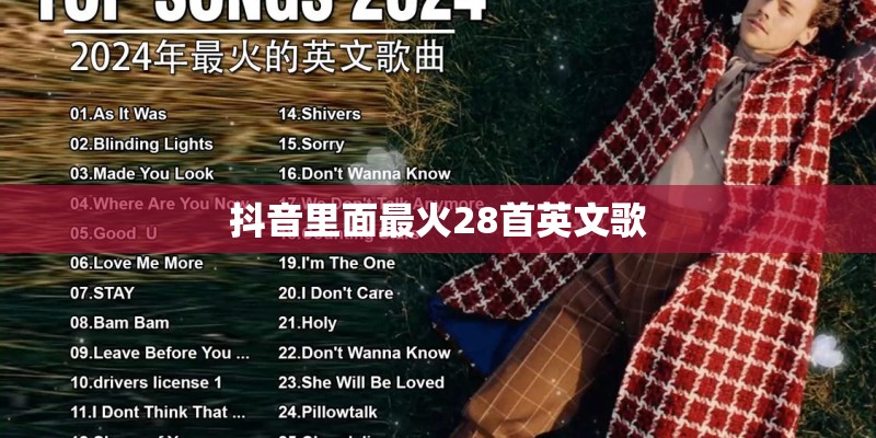 抖音里面最火28首英文歌