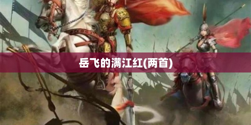 岳飞的满江红(两首) 岳飞的满江红(两首)
