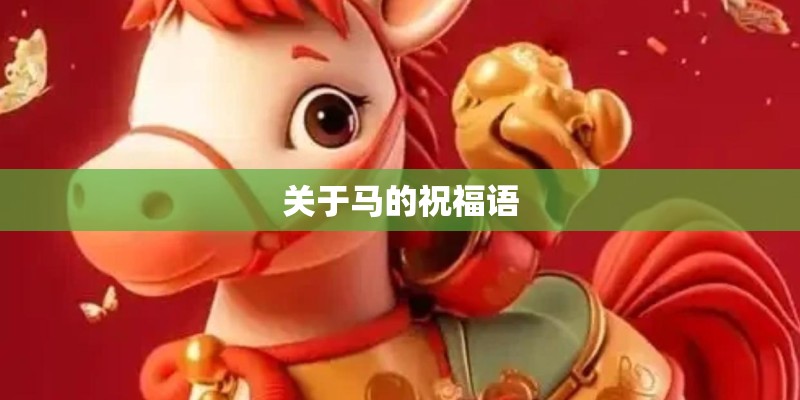 关于马的祝福语