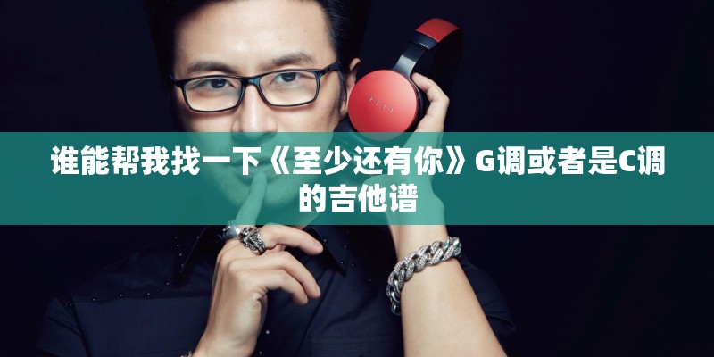 谁能帮我找一下《至少还有你》G调或者是C调的吉他谱