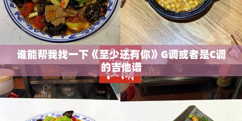 谁能帮我找一下《至少还有你》G调或者是C调的吉他谱